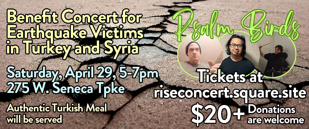 Benefit Concert for Earthquake Victims in Turkey and Syria